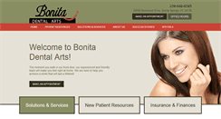 Desktop Screenshot of bonitadentalarts.com
